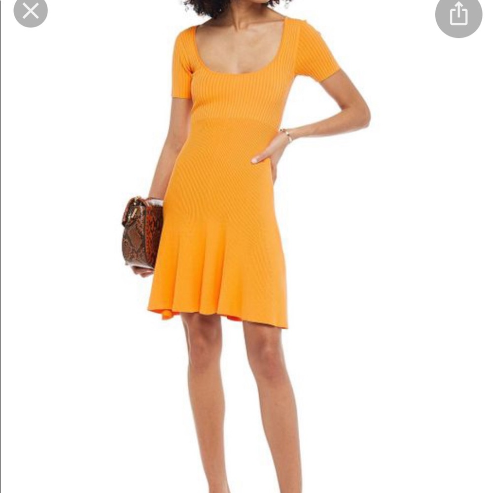 Sandro orange dress
